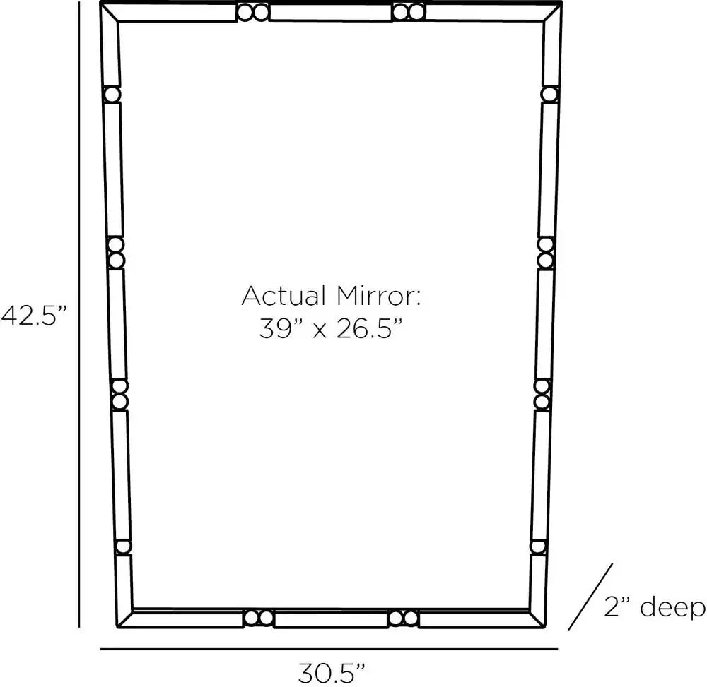 ARTERIORS, BRINKLEY MIRROR, MIRRORS