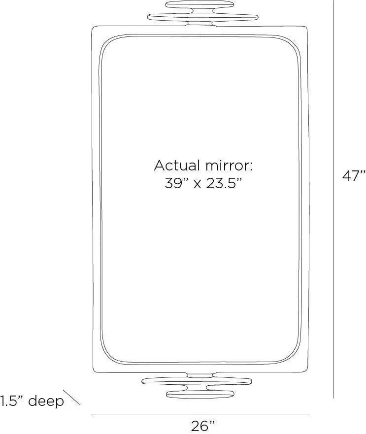 ARTERIORS, HARDAWAY MIRROR, MIRRORS