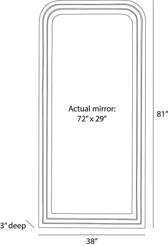 ARTERIORS, JENNINGS FULL LENGTH MIRROR, MIRRORS