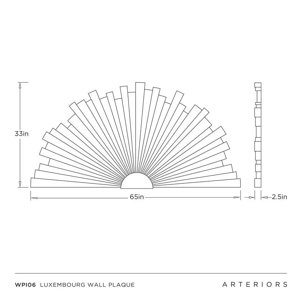 ARTERIORS LUXEMBOURG WALL PLAQUE - Decorative Accents