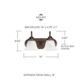 CAPITAL LIGHTING, ARTHUR VANITY, VANITY LIGHT