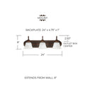 CAPITAL LIGHTING, ARTHUR VANITY, VANITY LIGHT
