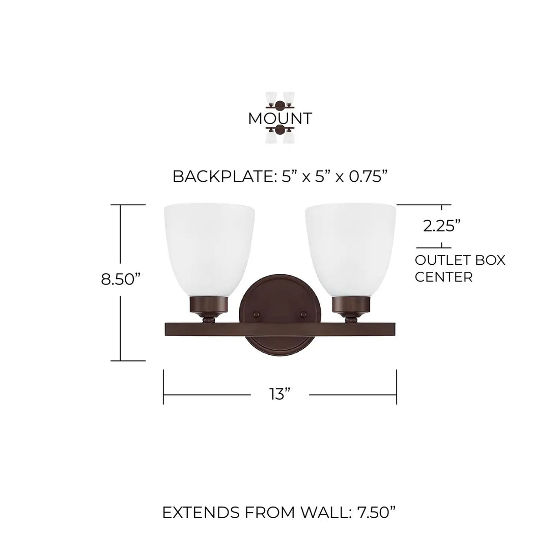 CAPITAL LIGHTING, JAMESON VANITY, VANITY LIGHT