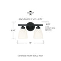 CAPITAL LIGHTING, JAMESON VANITY, VANITY LIGHT
