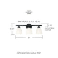 CAPITAL LIGHTING, JAMESON VANITY, VANITY LIGHT
