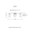 CAPITAL LIGHTING, BAXLEY VANITY, VANITY LIGHT