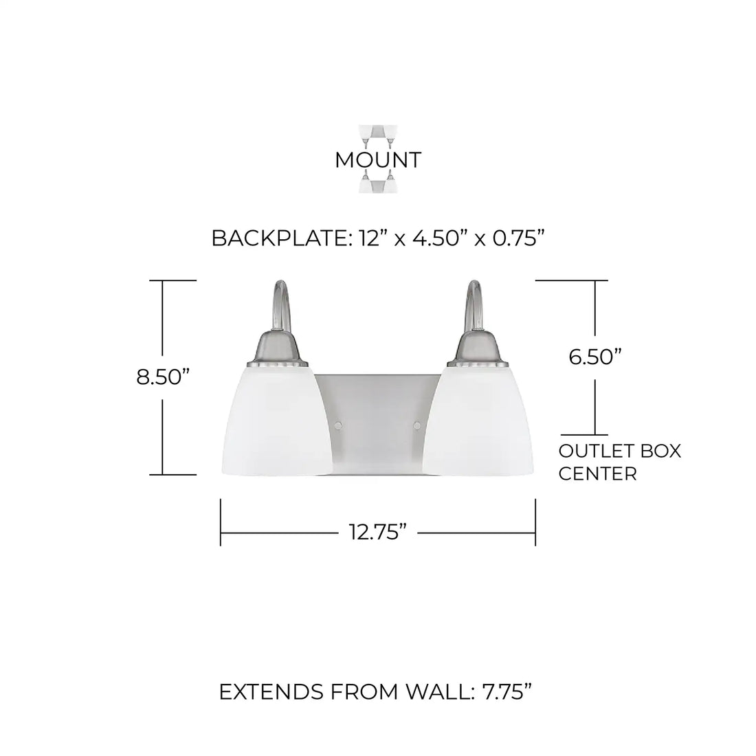 CAPITAL LIGHTING, TRENTON VANITY, VANITY LIGHT