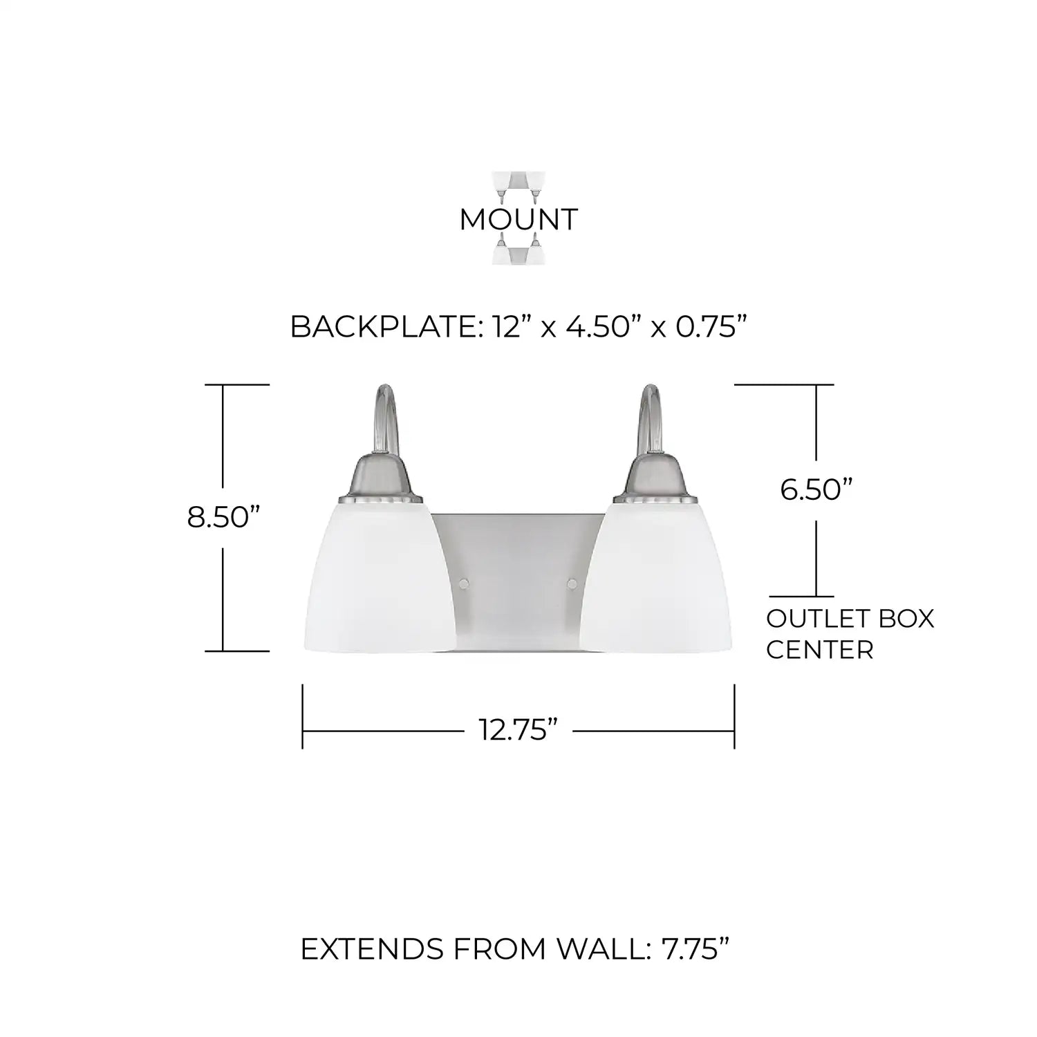 CAPITAL LIGHTING, TRENTON VANITY, VANITY LIGHT