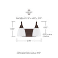 CAPITAL LIGHTING, TRENTON VANITY, VANITY LIGHT