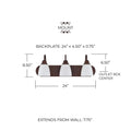 CAPITAL LIGHTING, TRENTON VANITY, VANITY LIGHT