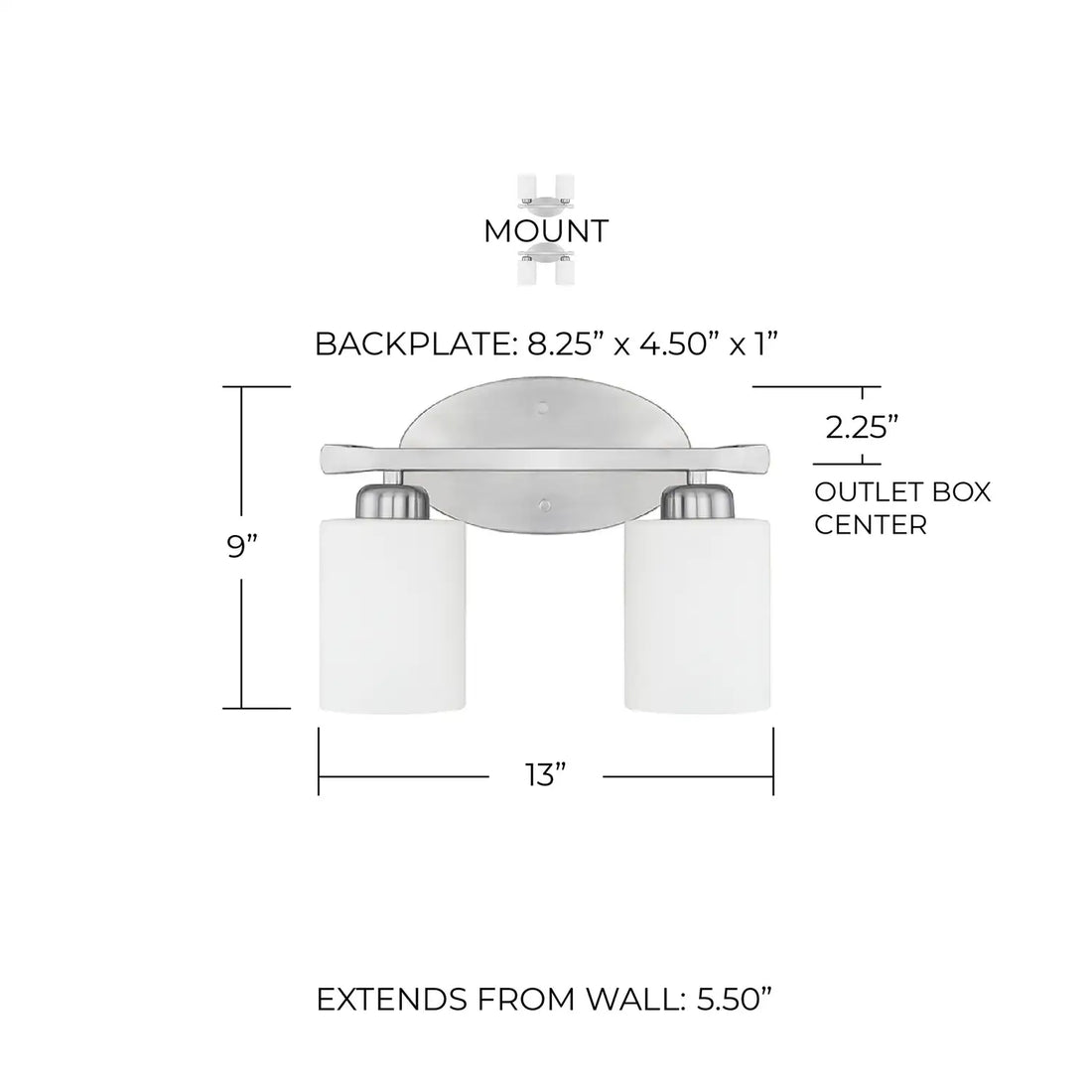 CAPITAL LIGHTING, DIXON VANITY, VANITY LIGHT