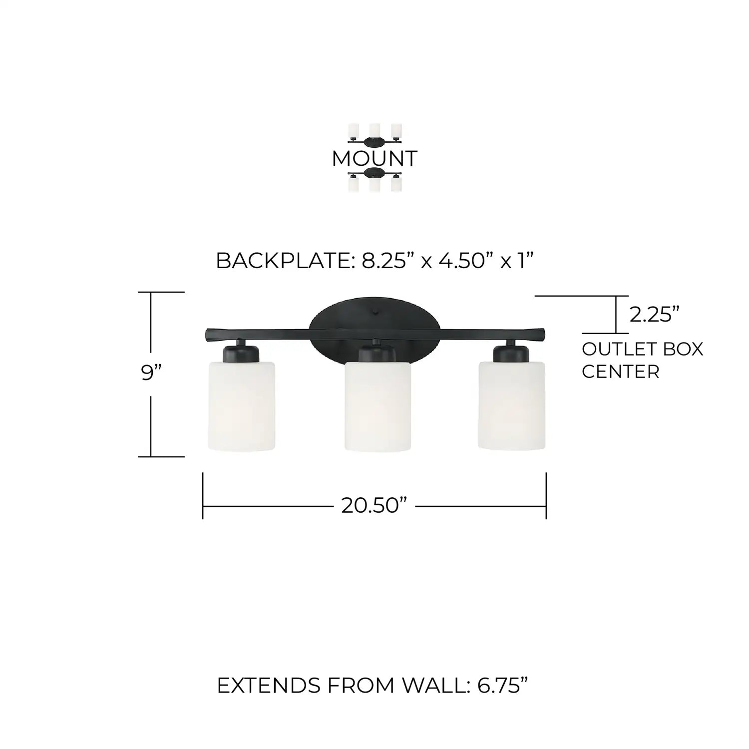CAPITAL LIGHTING, DIXON VANITY, VANITY LIGHT