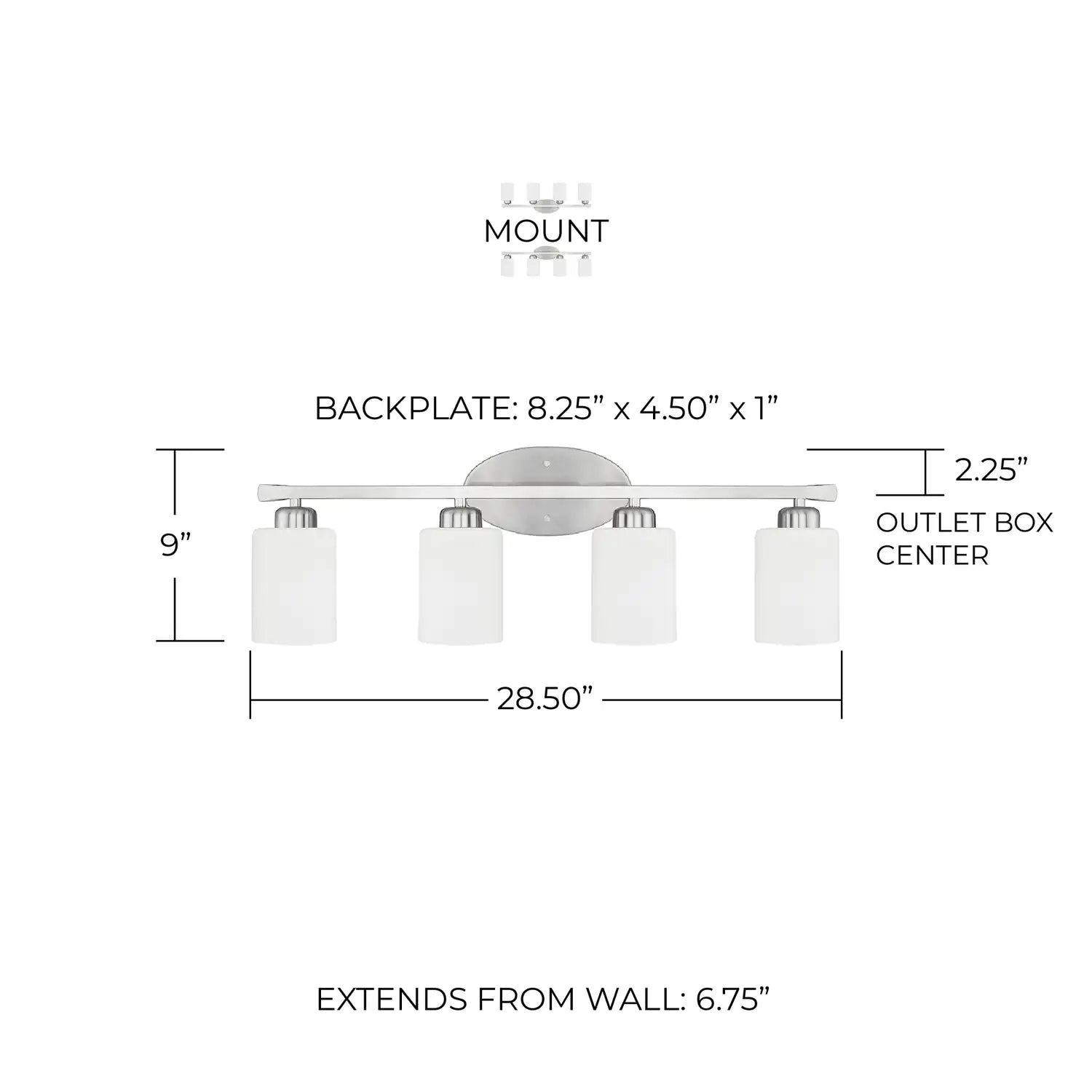 CAPITAL LIGHTING, DIXON VANITY, VANITY LIGHT