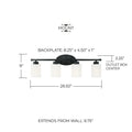 CAPITAL LIGHTING, DIXON VANITY, VANITY LIGHT