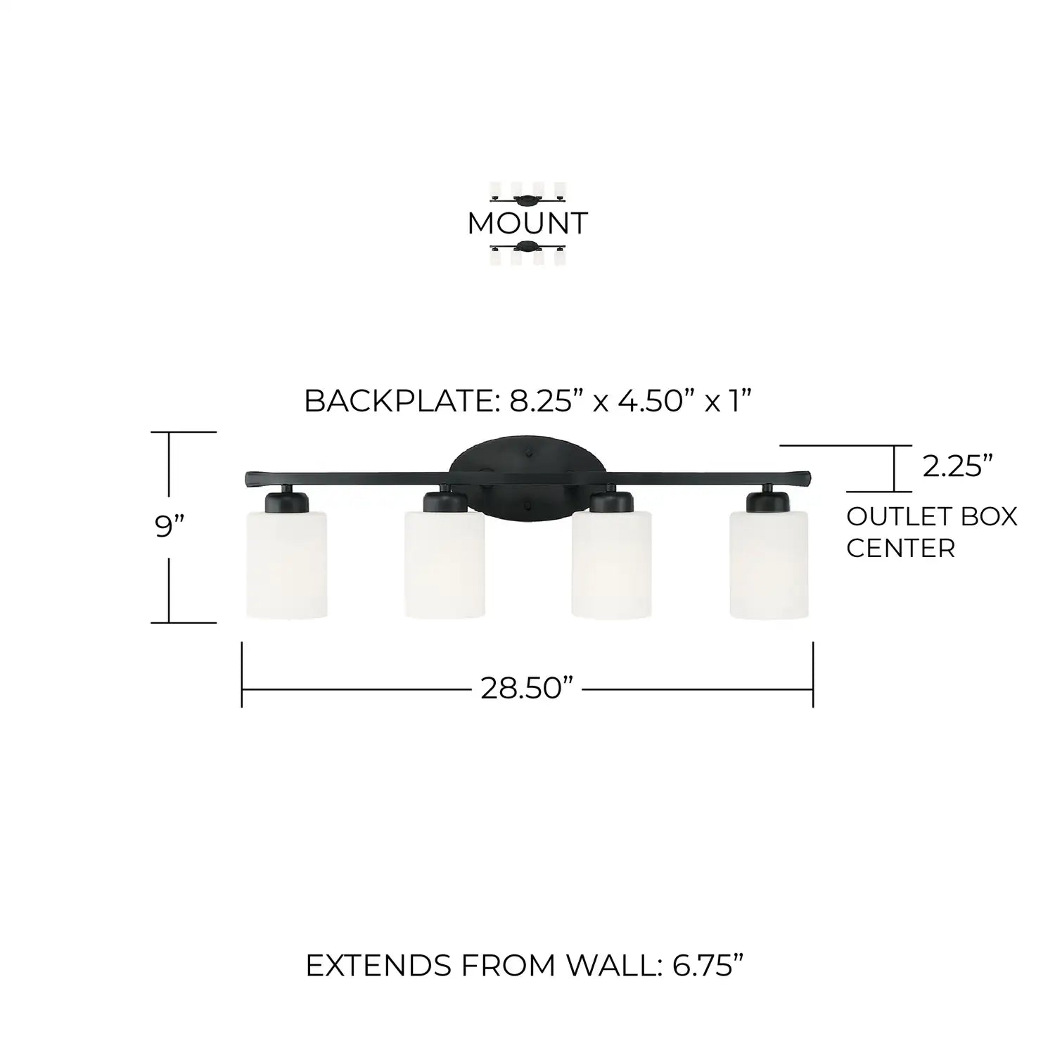 CAPITAL LIGHTING, DIXON VANITY, VANITY LIGHT