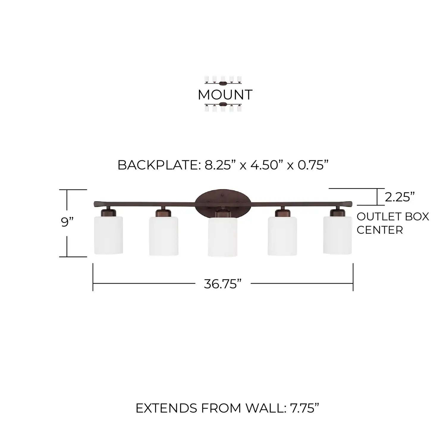 CAPITAL LIGHTING, DIXON VANITY, VANITY LIGHT