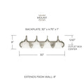CAPITAL LIGHTING, ARTHUR VANITY, VANITY LIGHT