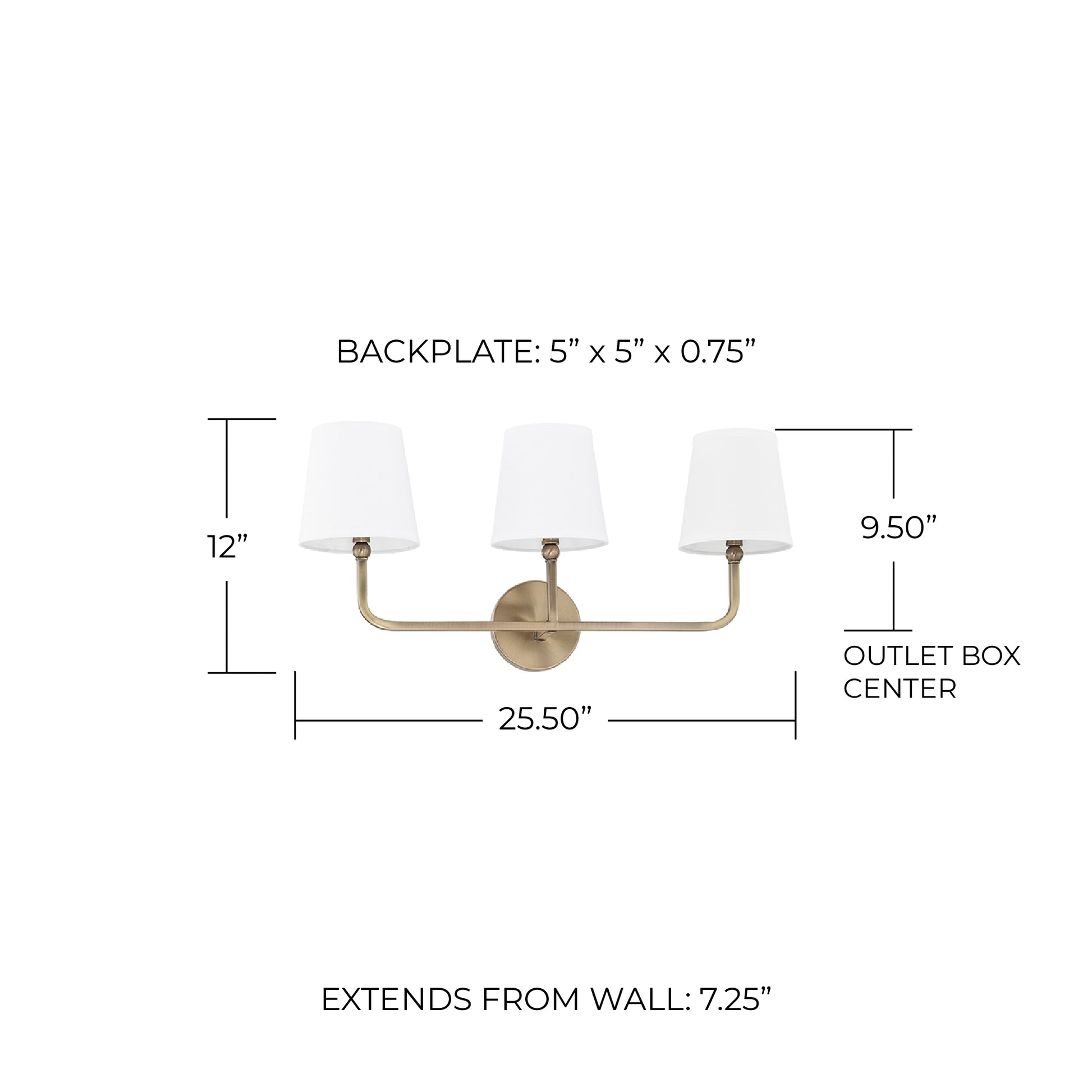CAPITAL LIGHTING, DAWSON VANITY, VANITY LIGHT