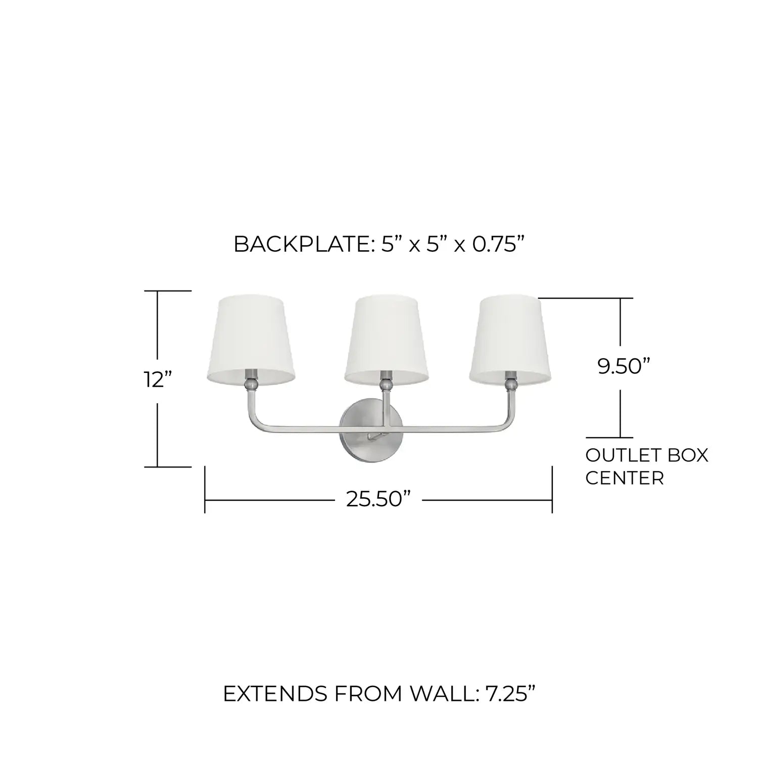 CAPITAL LIGHTING, DAWSON VANITY, VANITY LIGHT