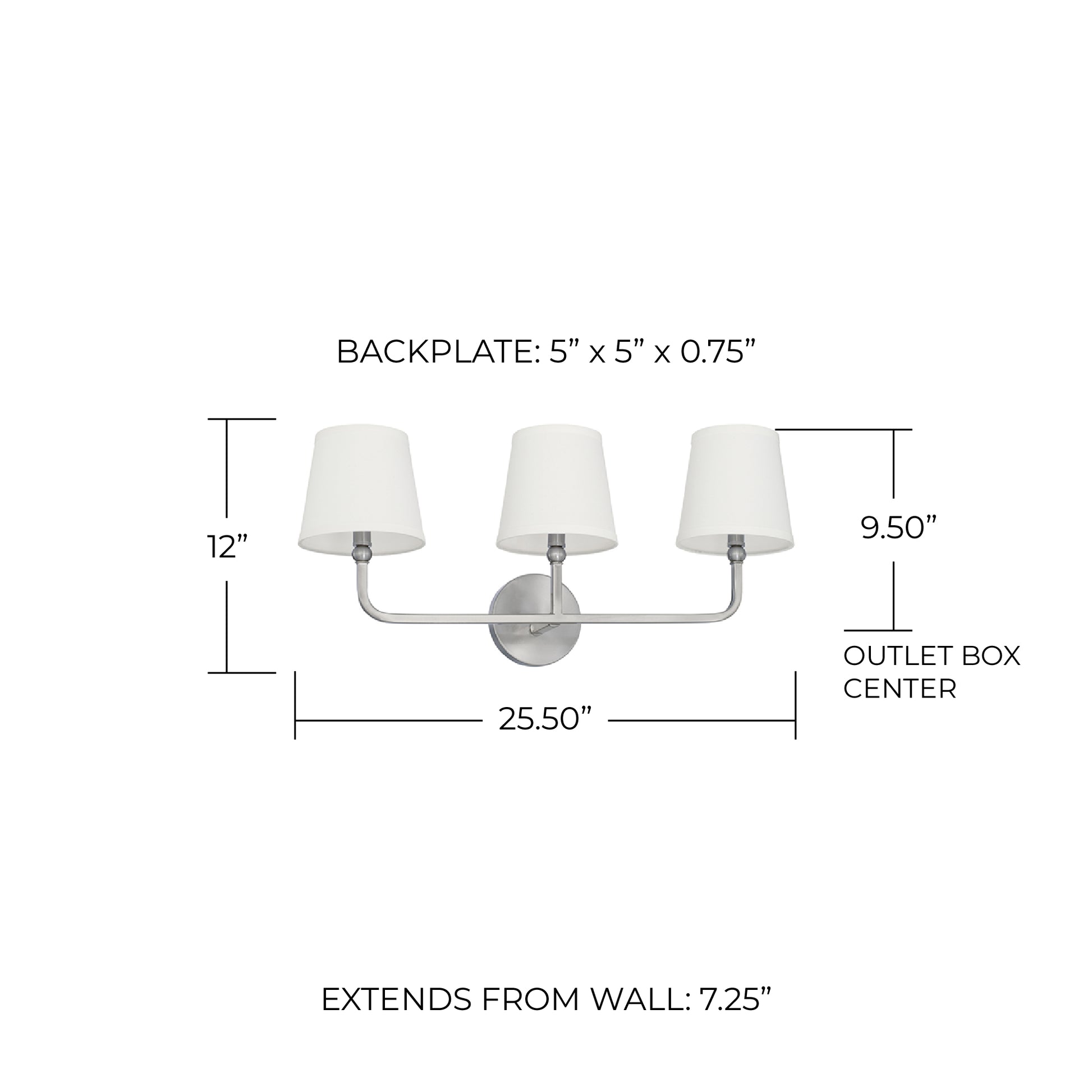 CAPITAL LIGHTING, DAWSON VANITY, VANITY LIGHT