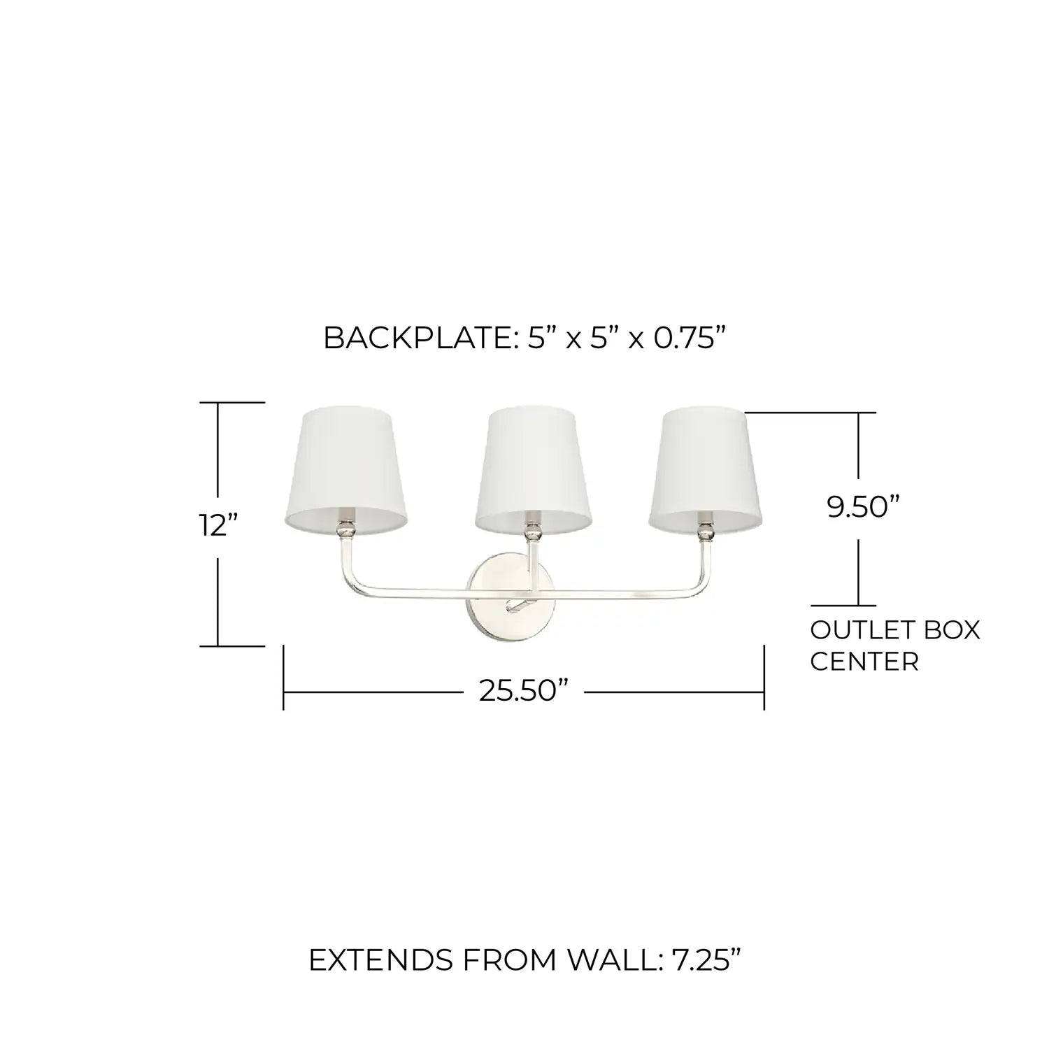 CAPITAL LIGHTING, DAWSON VANITY, VANITY LIGHT