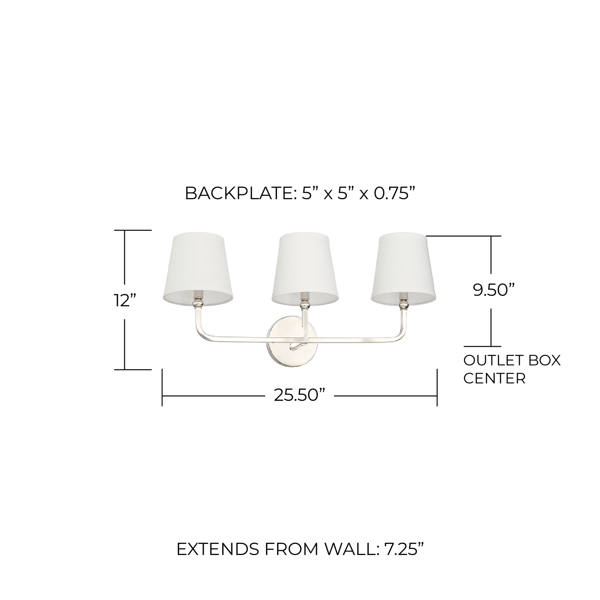 CAPITAL LIGHTING, DAWSON VANITY, VANITY LIGHT