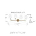CAPITAL LIGHTING, DAWSON VANITY, VANITY LIGHT