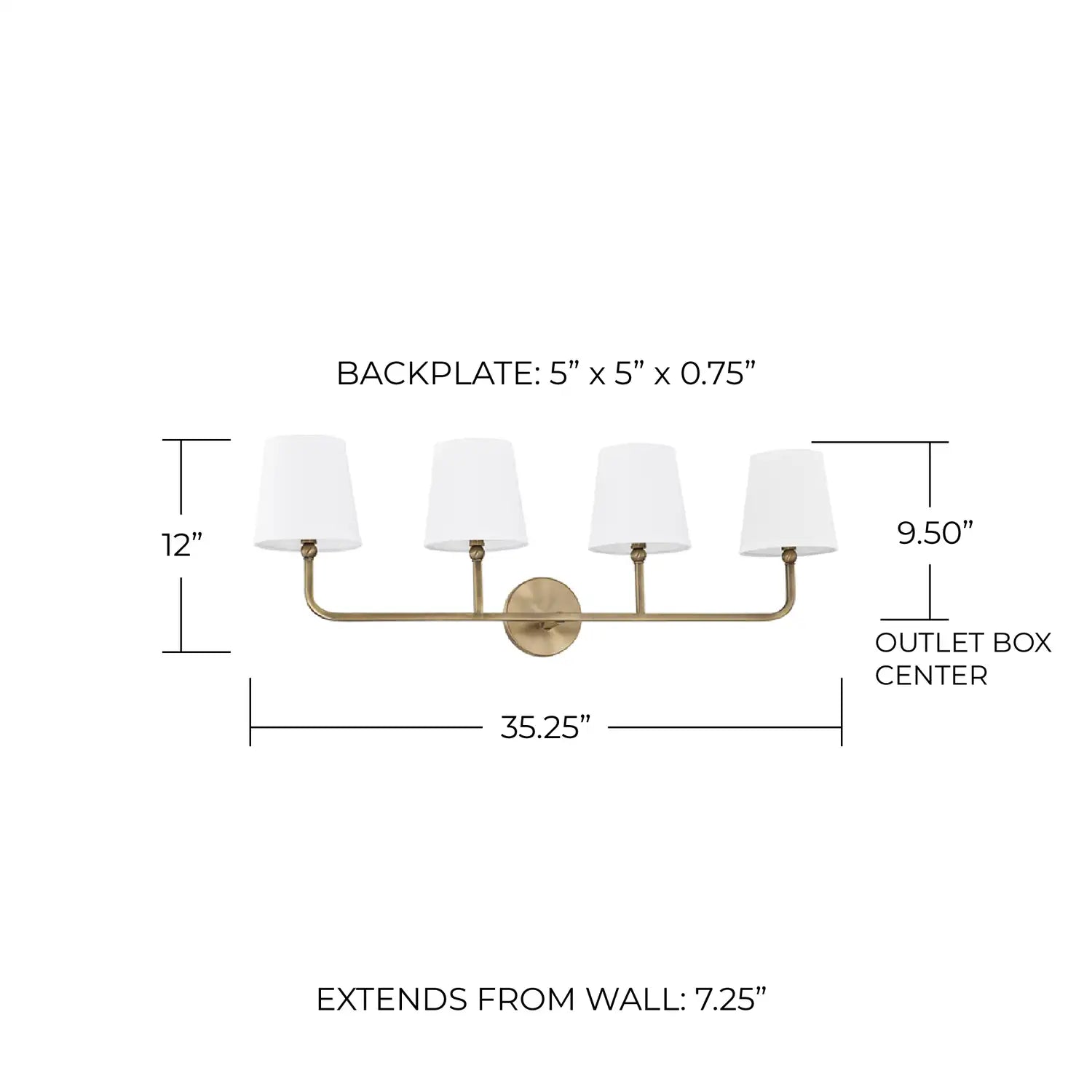 CAPITAL LIGHTING, DAWSON VANITY, VANITY LIGHT