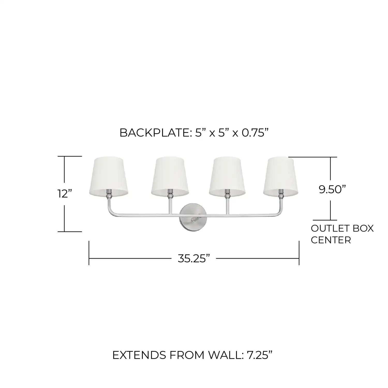 CAPITAL LIGHTING, DAWSON VANITY, VANITY LIGHT
