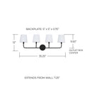 CAPITAL LIGHTING, DAWSON VANITY, VANITY LIGHT