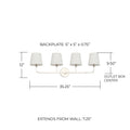 CAPITAL LIGHTING, DAWSON VANITY, VANITY LIGHT