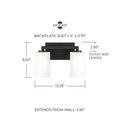 CAPITAL LIGHTING, RAVENWOOD VANITY, VANITY LIGHT