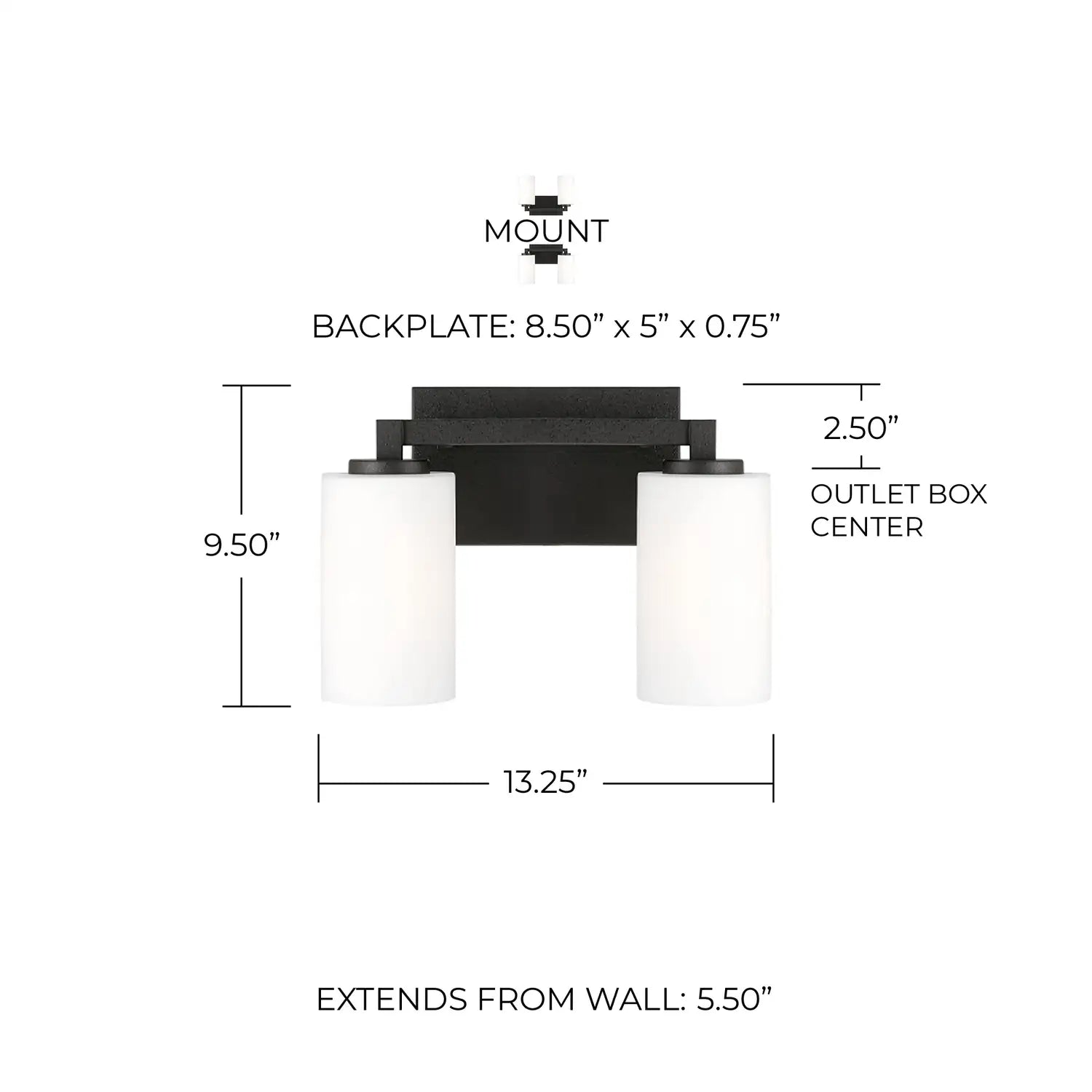 CAPITAL LIGHTING, RAVENWOOD VANITY, VANITY LIGHT