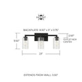 CAPITAL LIGHTING, RAVENWOOD VANITY, VANITY LIGHT