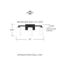 CAPITAL LIGHTING, RAVENWOOD VANITY, VANITY LIGHT