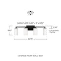 CAPITAL LIGHTING, RAVENWOOD VANITY, VANITY LIGHT