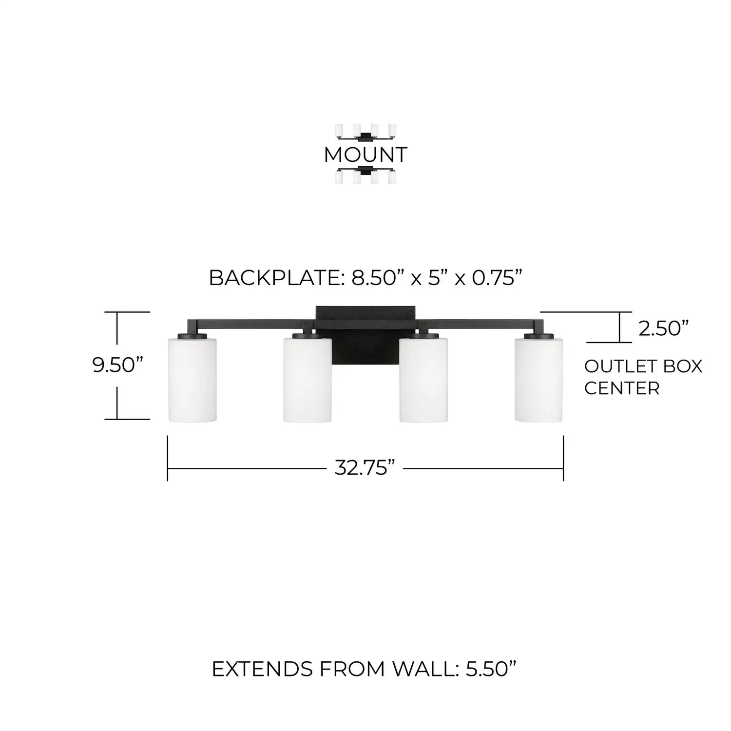 CAPITAL LIGHTING, RAVENWOOD VANITY, VANITY LIGHT
