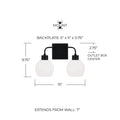 CAPITAL LIGHTING, TANNER VANITY, VANITY LIGHT
