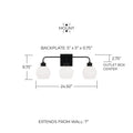 CAPITAL LIGHTING, TANNER VANITY, VANITY LIGHT