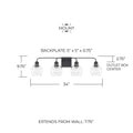 CAPITAL LIGHTING, TANNER VANITY, VANITY LIGHT