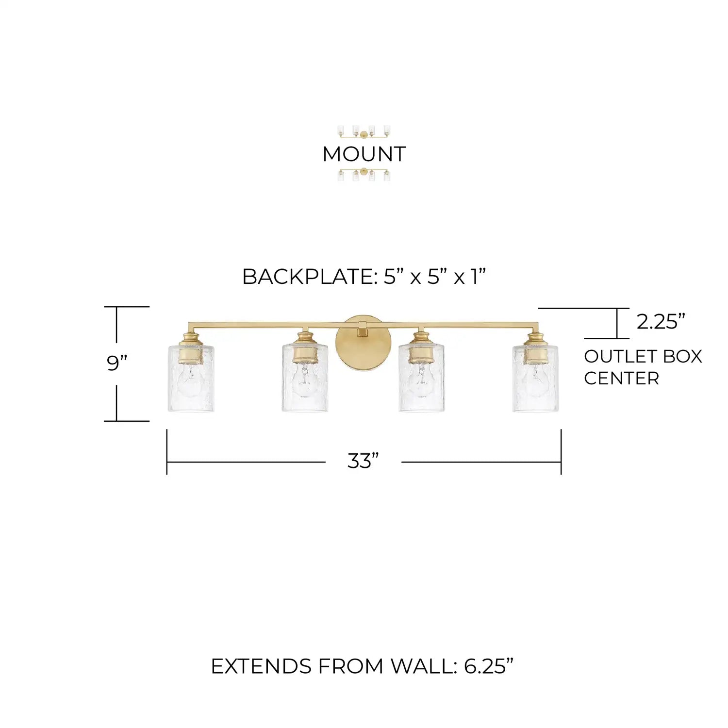 CAPITAL LIGHTING, MILAN VANITY, VANITY LIGHT