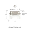 CAPITAL LIGHTING, CAMDEN VANITY, VANITY LIGHT