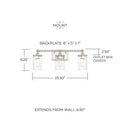 CAPITAL LIGHTING, CAMDEN VANITY, VANITY LIGHT