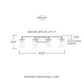 CAPITAL LIGHTING, CAMDEN VANITY, VANITY LIGHT