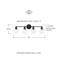 CAPITAL LIGHTING, MID CENTURY VANITY, VANITY LIGHT