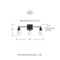 CAPITAL LIGHTING, RORY VANITY, VANITY LIGHT