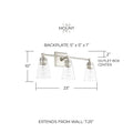 CAPITAL LIGHTING, RORY VANITY, VANITY LIGHT