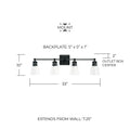 CAPITAL LIGHTING, RORY VANITY, VANITY LIGHT