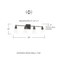 CAPITAL LIGHTING, RORY VANITY, VANITY LIGHT