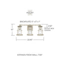 CAPITAL LIGHTING, BEAUFORT VANITY, VANITY LIGHT